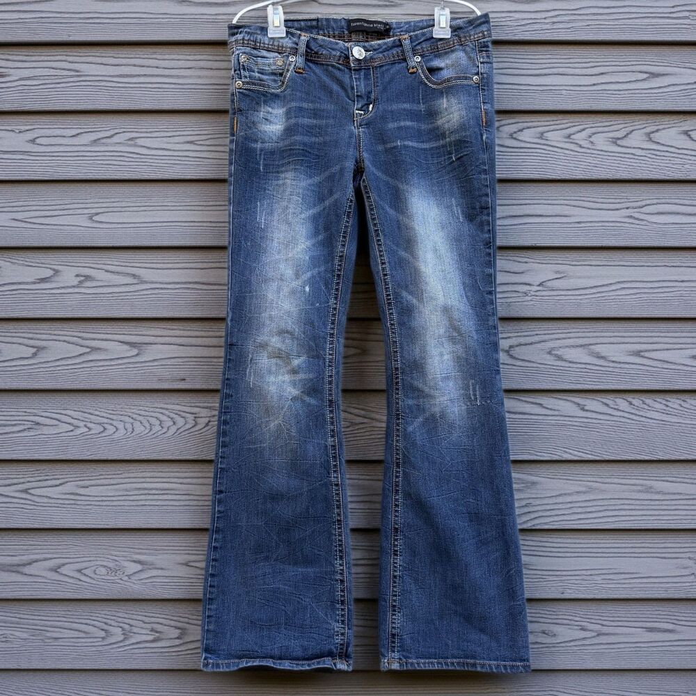 Twentyone Black by Rue21 Jeans Size 9/10R Womens Blue Denim Cotton Stretch